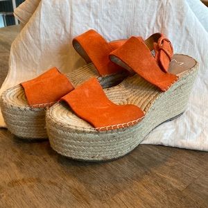 Marc Fisher wedge sandals